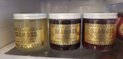 Customer photo review of The Wellness Trio Sea Moss Gel Combo