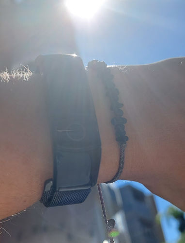 Customer photo review of Black Tourmaline Bracelet