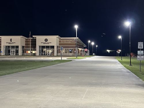 Customer photo review of LED Street Light - 150W - 21,000 Lumens - Shorting Cap - Slip Fitter Mount - AL3 Series - UL+DLC
