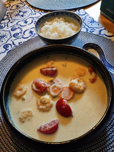 Customer photo review of Tom Kha Sparpackung (für 3-4 Portionen) mit 400ml Kokosmilch