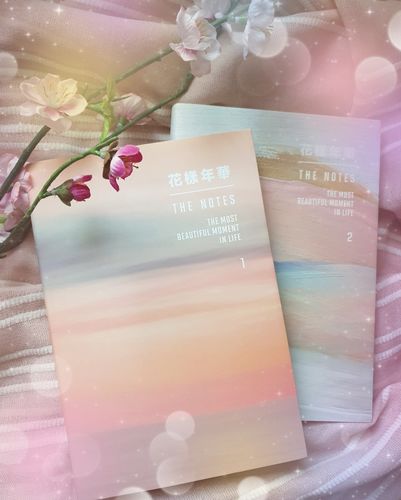 Customer photo review of Official BTS "The Most Beautiful Moment In Life: THE NOTES 1 and 2" Package Set
