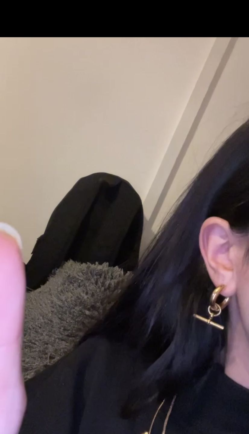 Customer photo review of T-Bar hoops