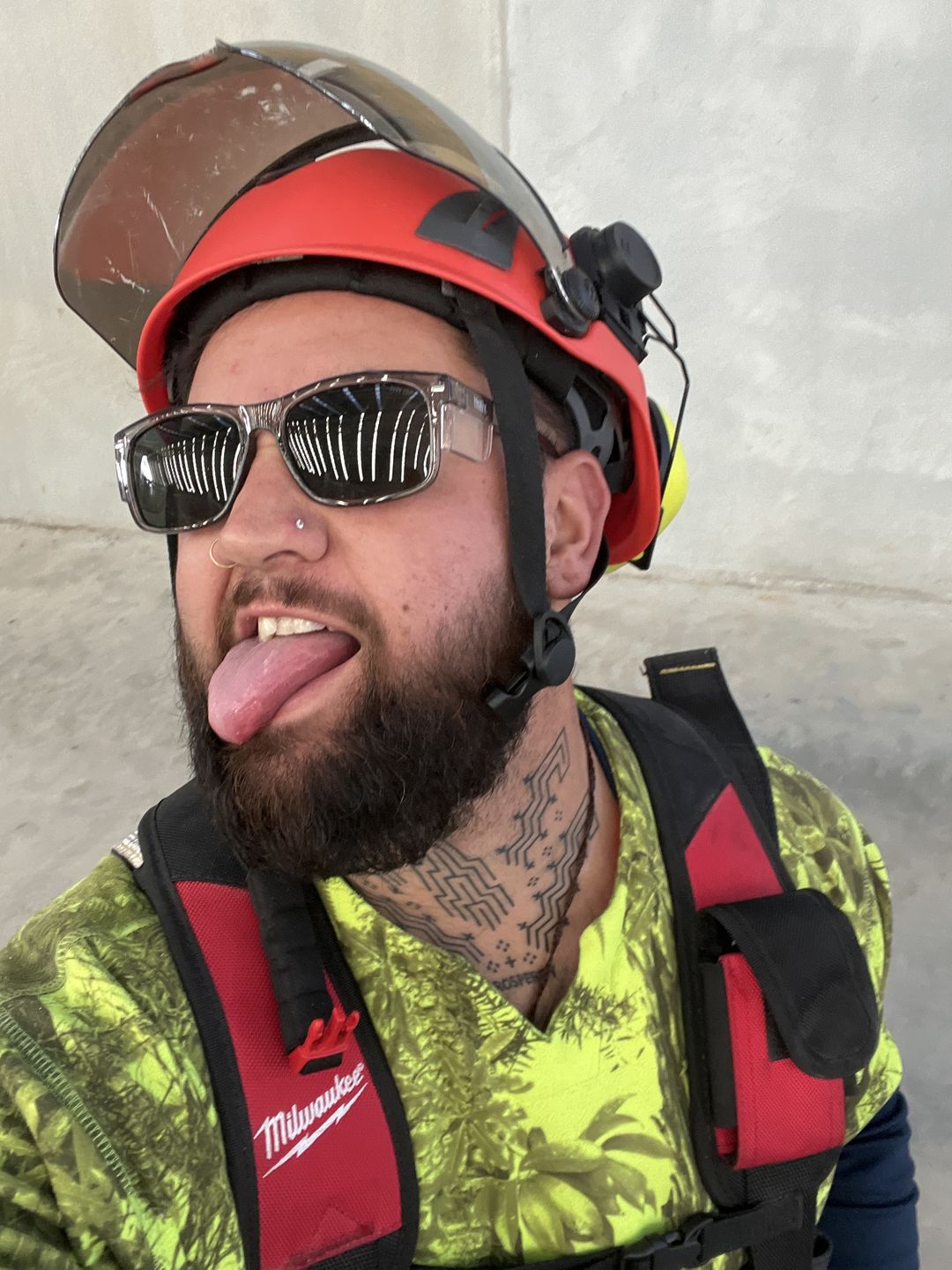 Customer photo review of Kenneth Steel Polarised Safety Glasses