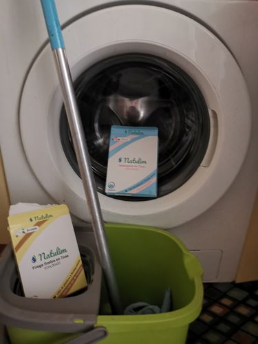 Customer photo review of Eco-Tiras de Detergente 40 lavados Natulim