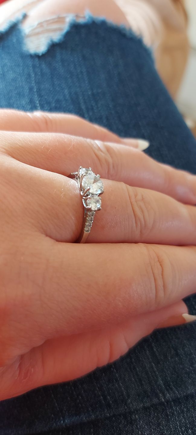 Customer photo review of Round Trinity Ring