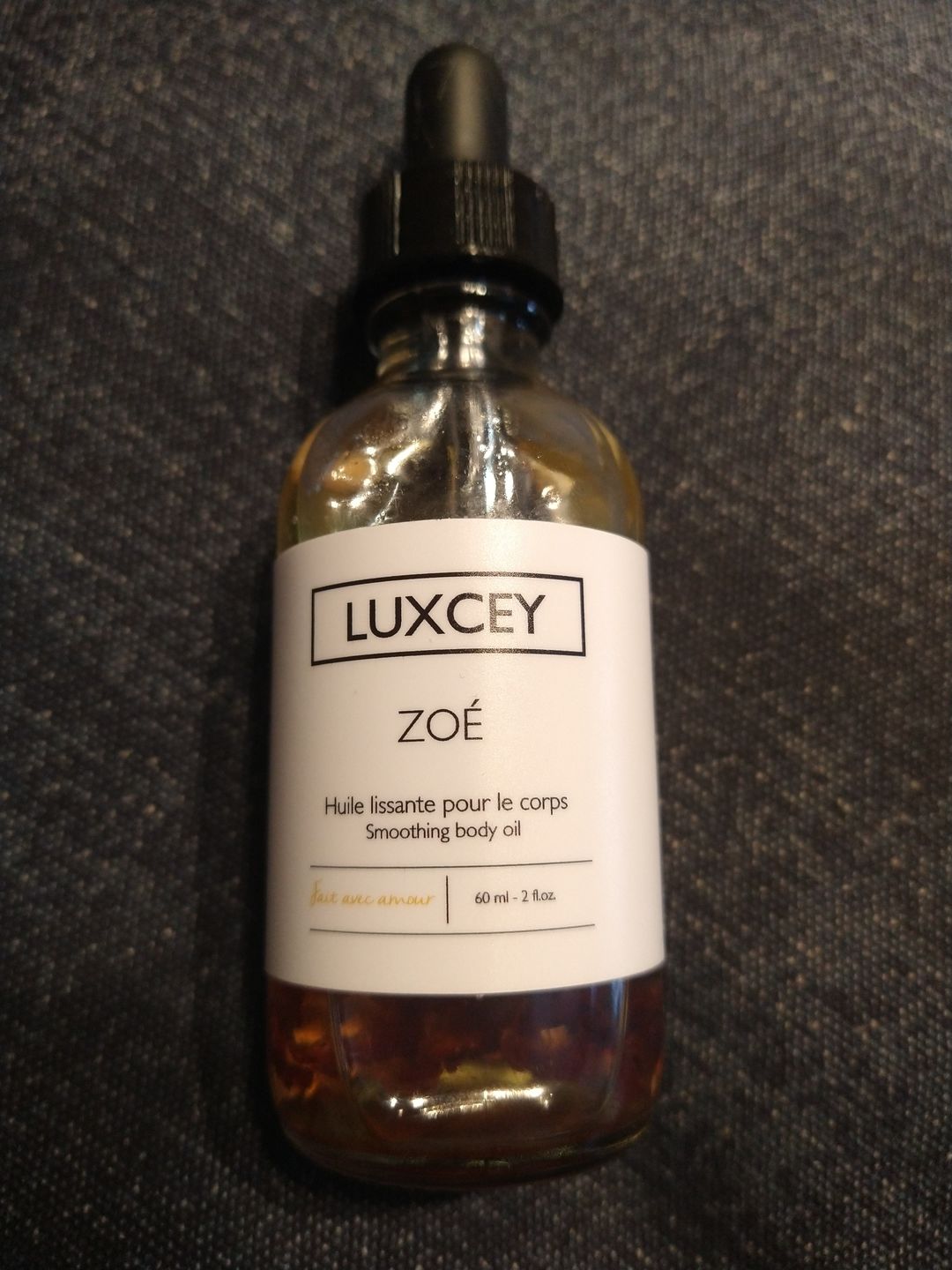 Customer photo review of Zoé - Smoothing Body Oil