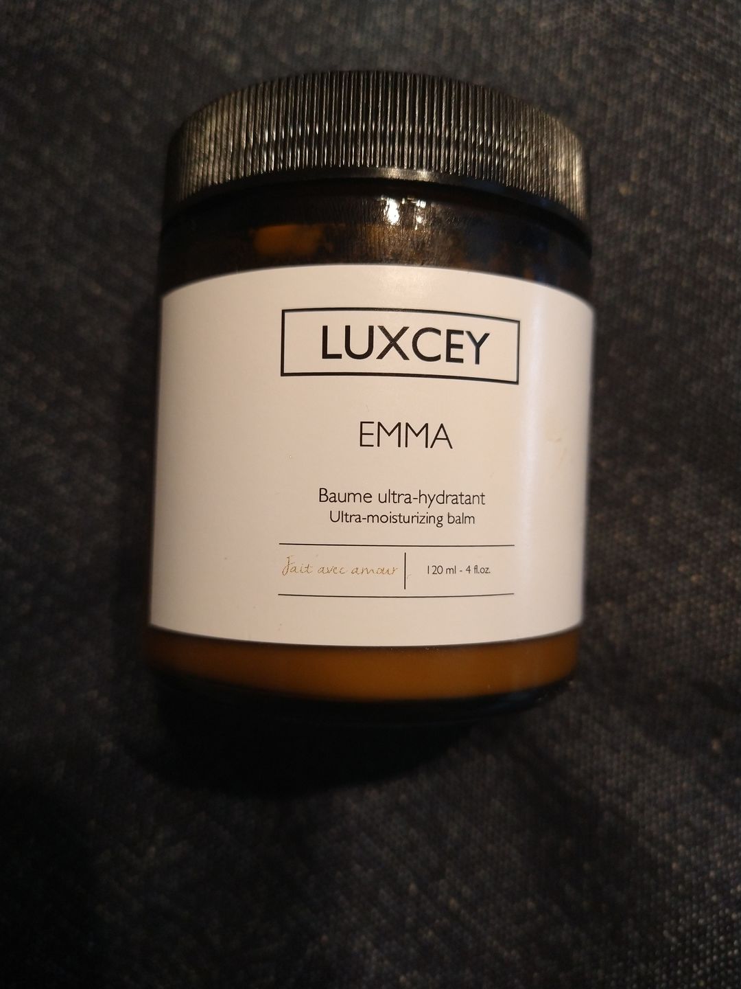 Customer photo review of Emma - Ultra-moisturizing body balm