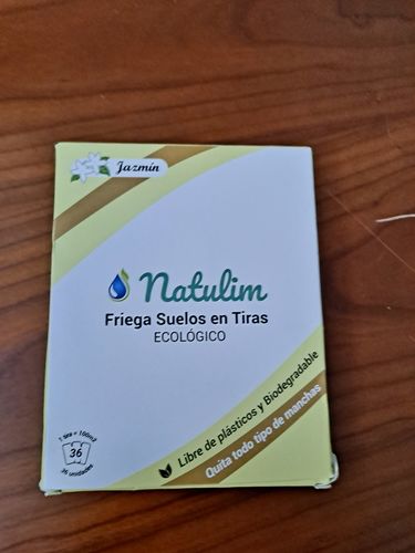 Customer photo review of Eco-Tiras de Detergente 40 lavados Natulim