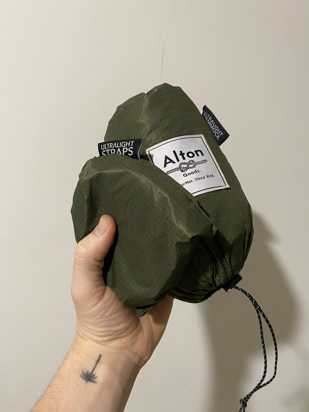 Customer photo review of Ultralight Hammock