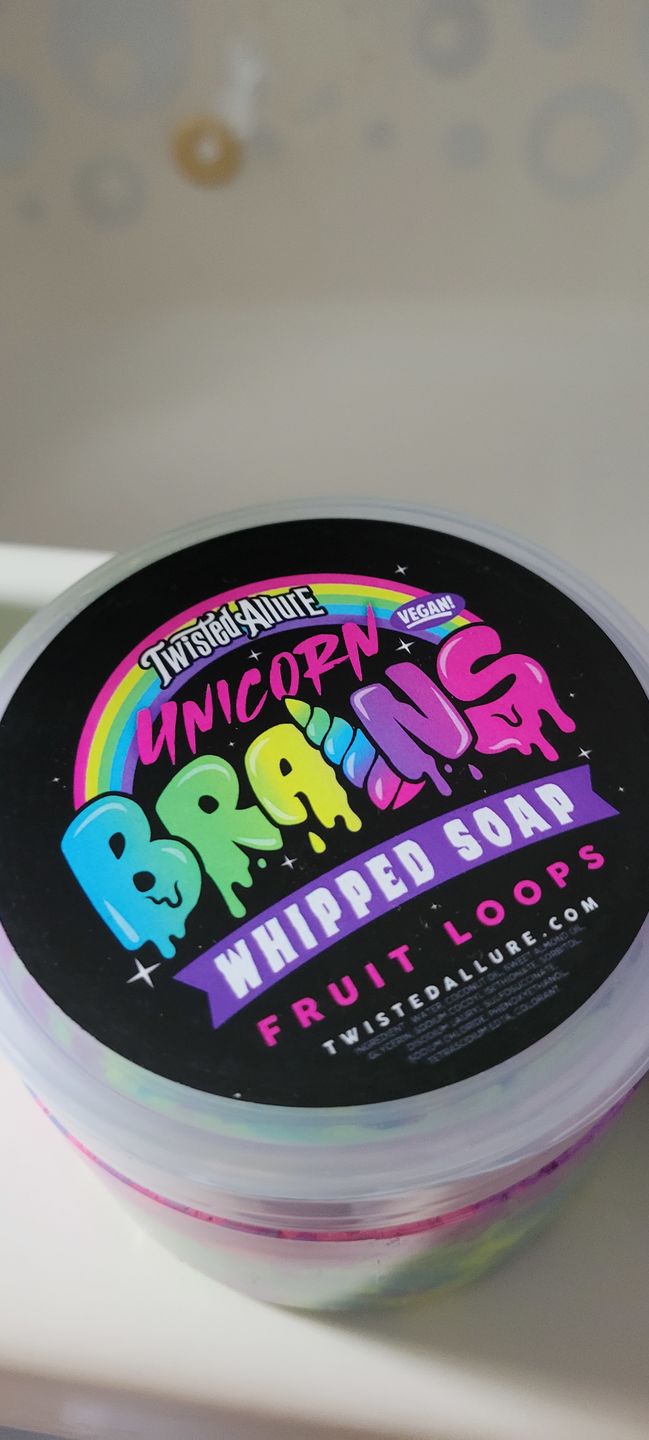 Customer photo review of Unicorn Brains Whipped Soap