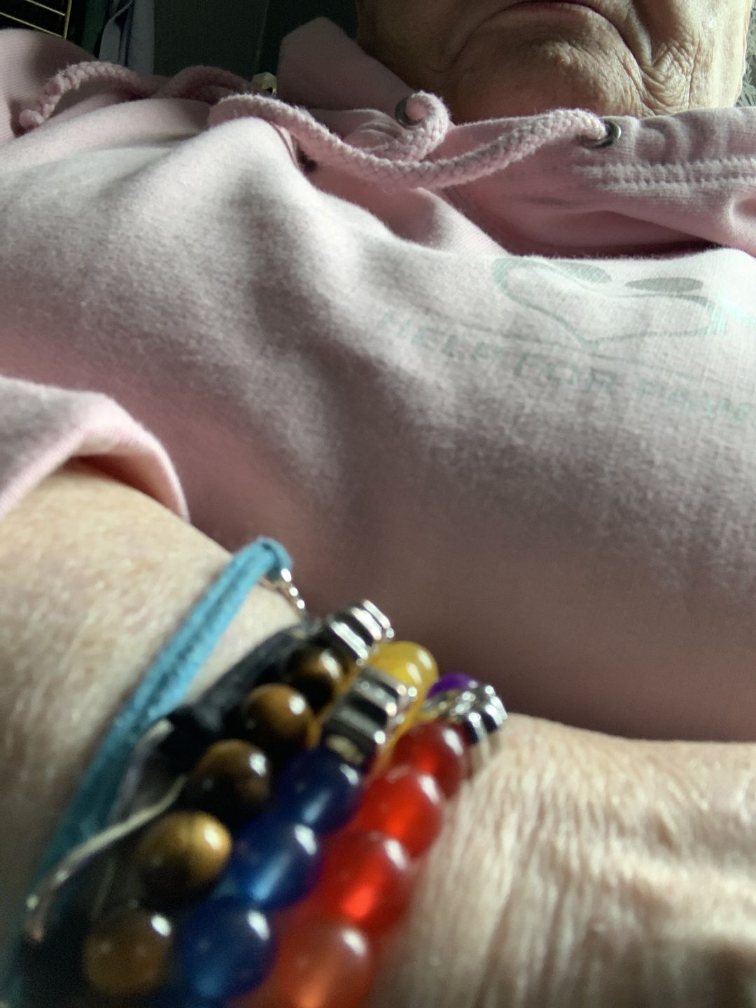 Customer photo review of Help For Paws™ Rainbow Bridge Memory Bracelet