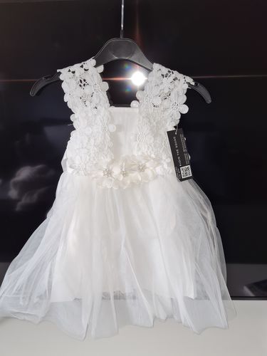 Customer photo review of Kentucky Pearl Lace Dress White (1-6 Years) (MRK X)