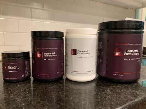 Customer photo review of Creatine Monohydrate (200 mesh)