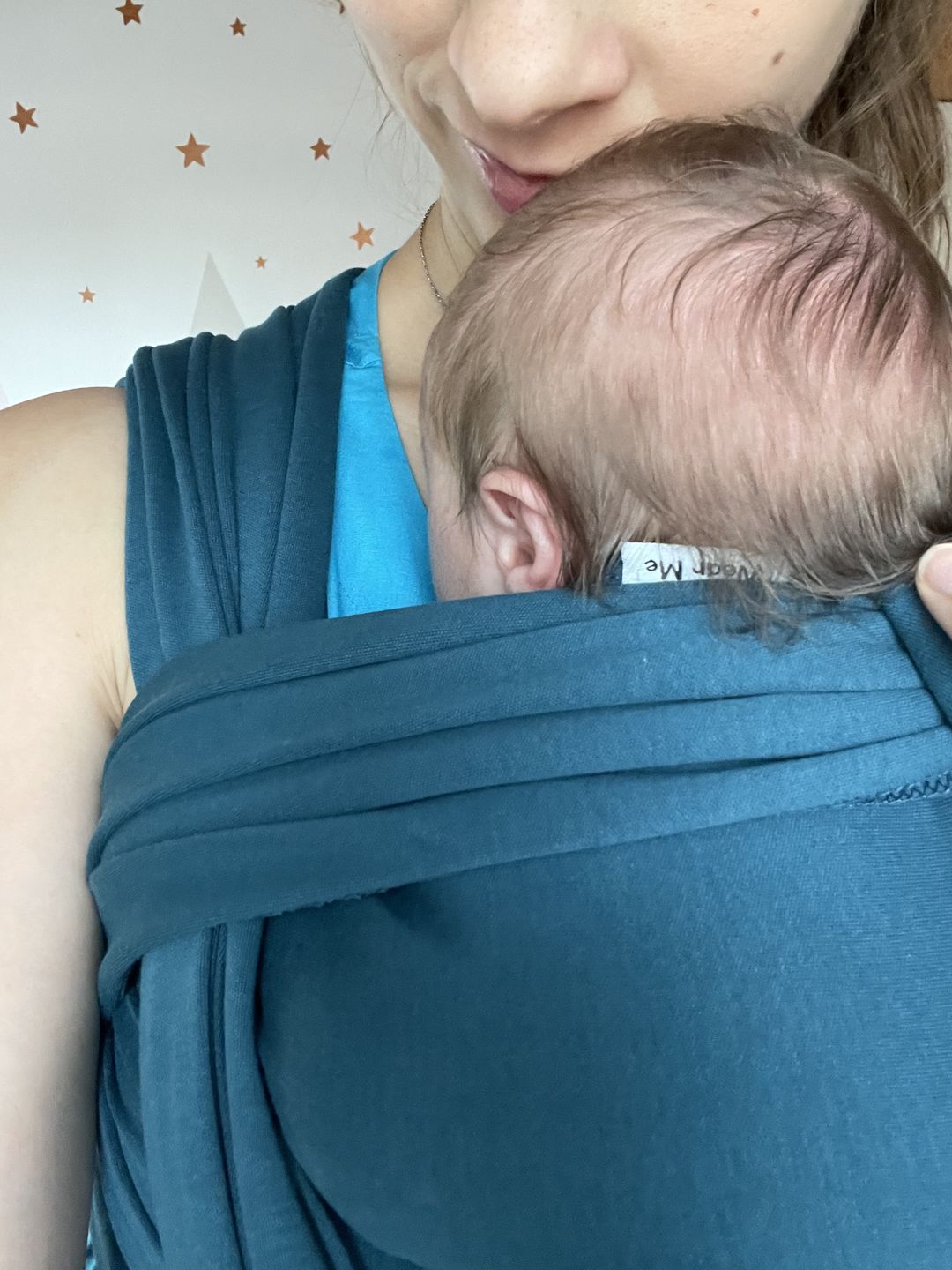 Customer photo review of Fascia elastica porta bebè