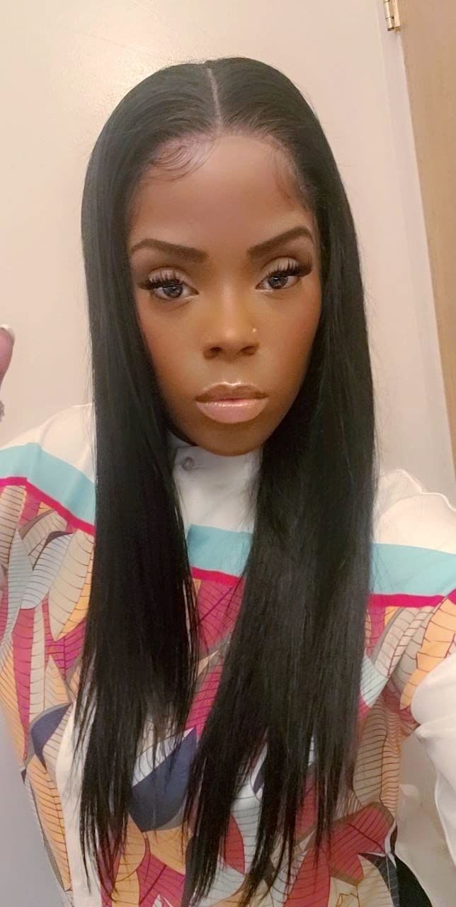 Customer photo review of Weft Hair Extensions Human Hair Weft Solid Jet Black #1
