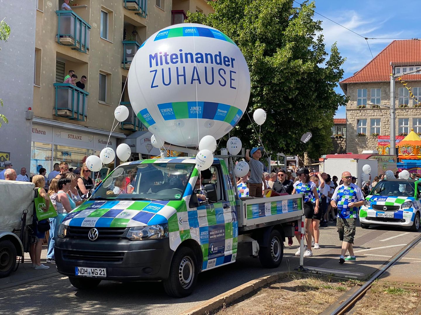 Customer photo review of Advertising balloon with logo 1.5 m - 4 m (5 ft - 13 ft)