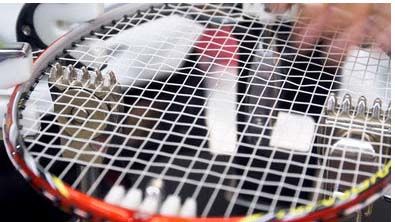 Customer photo review of Racket Restringing Service