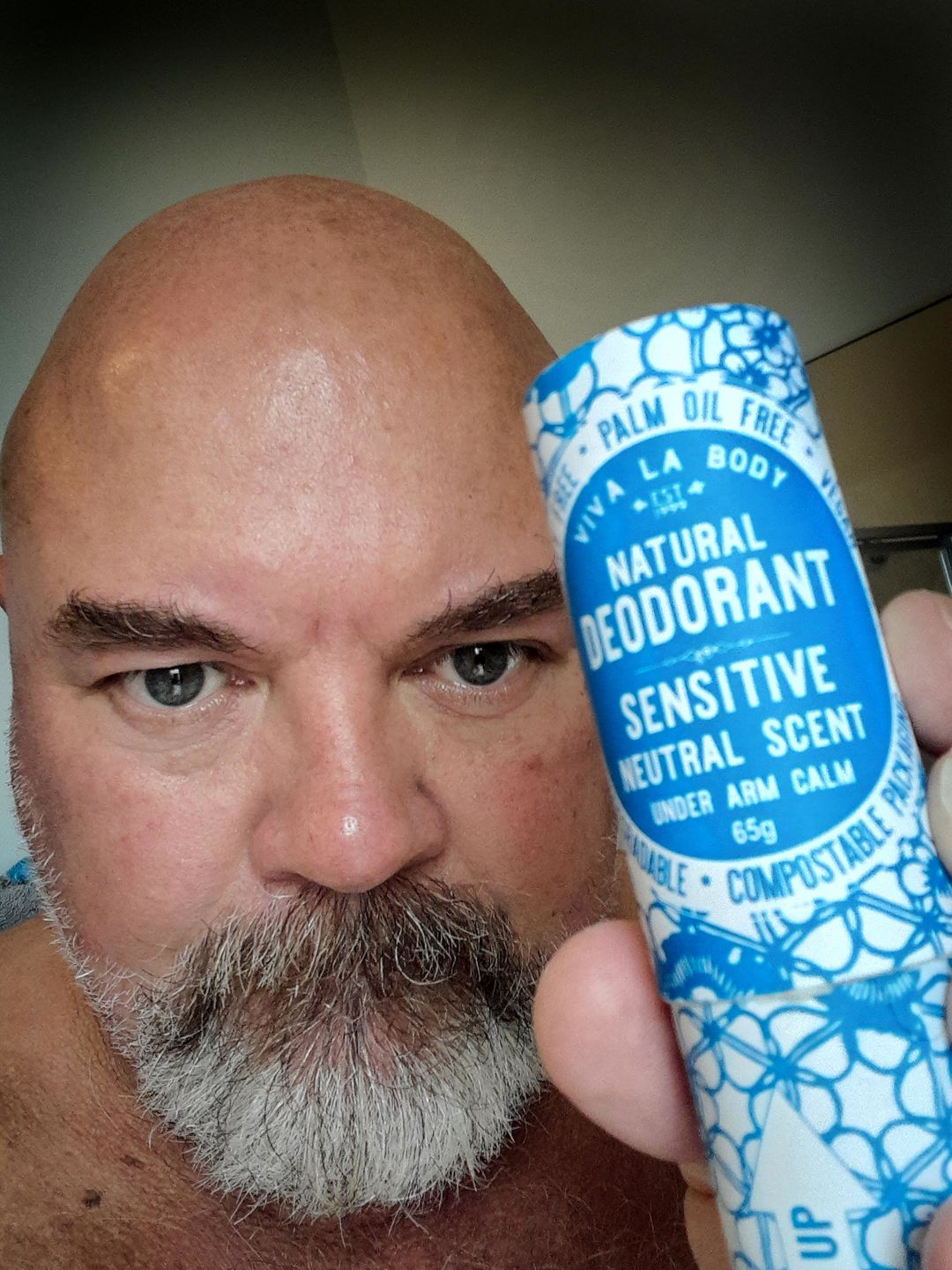 Customer photo review of Magnesium-Enriched Natural Deodorant - Sensitive Unscented (80gm)