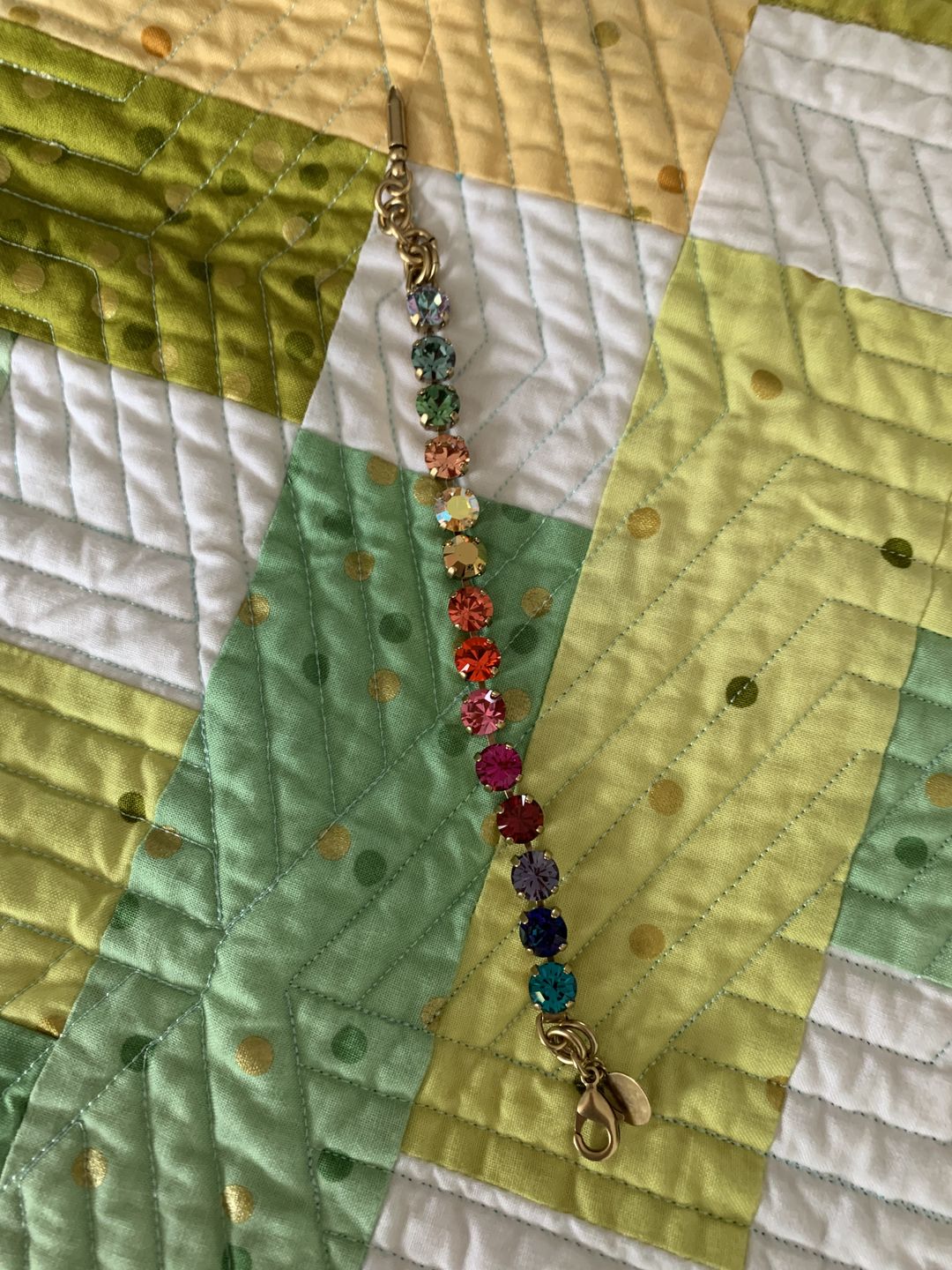 Customer photo review of Arista Bracelet in Cosmic Ombré