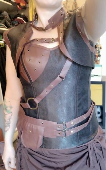 Customer photo review of Middle Ages Steampunk corset