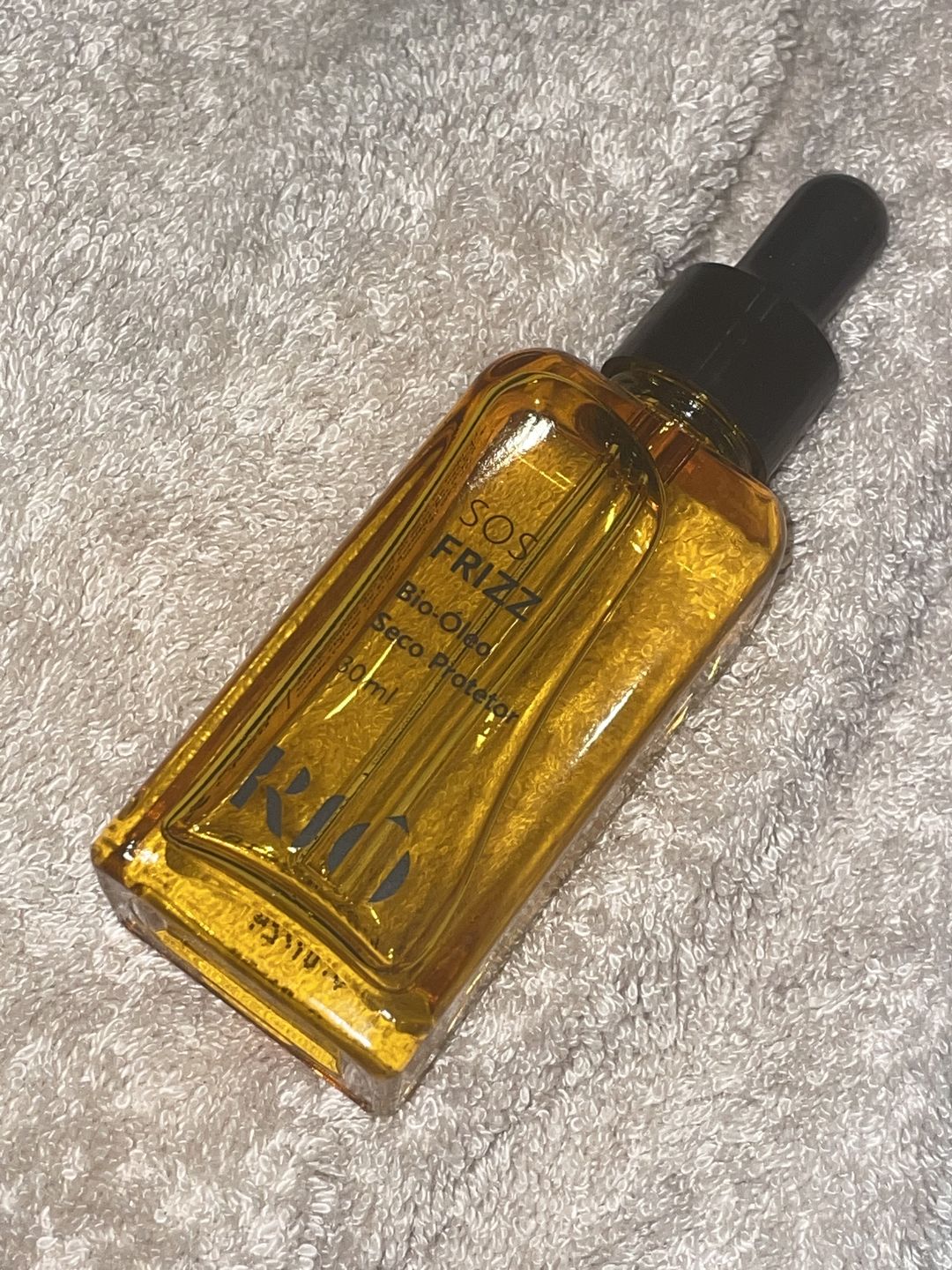 Customer photo review of SOS Frizz Bio-Óleo Seco Protetor