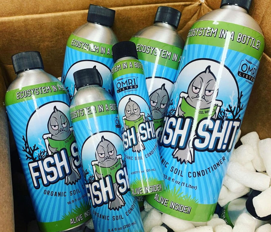 Customer photo review of Fish Head Farms Fish Shit Organic Soil Conditioner