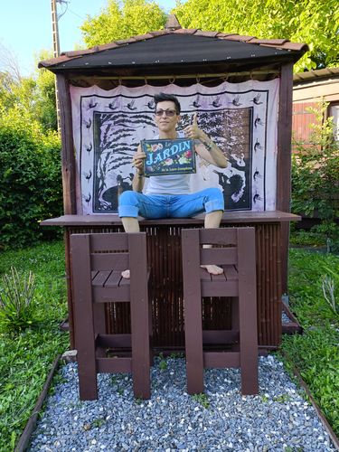 Customer photo review of Mon jardin - Outdoor-Pancarte de porte