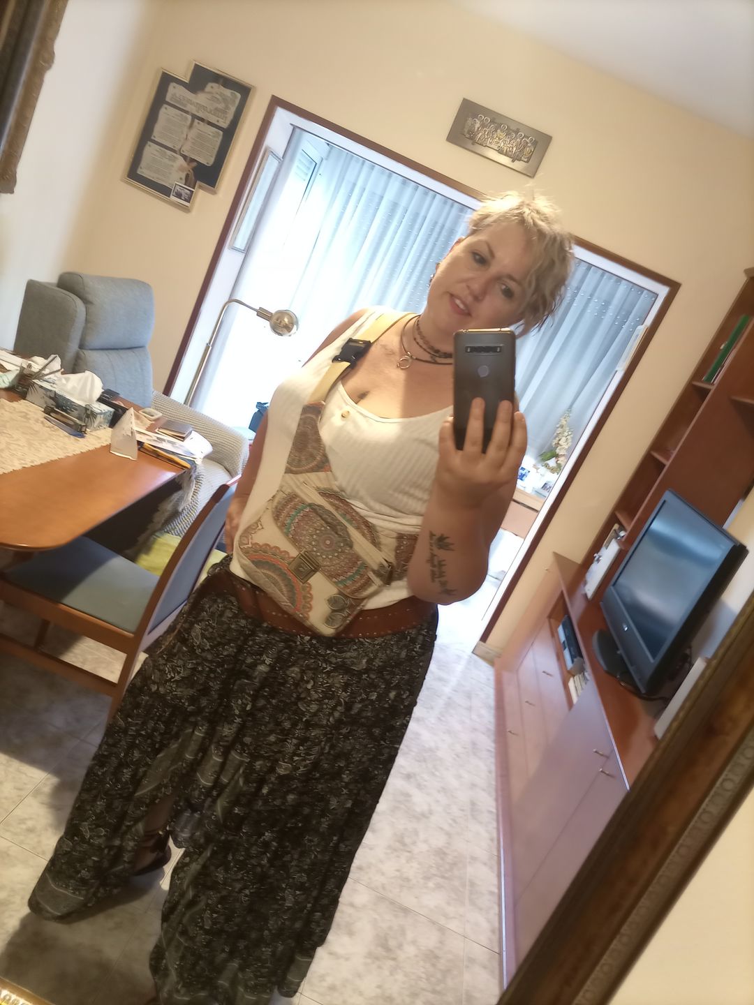 Customer photo review of Ajustar cinta regulable de la cintura