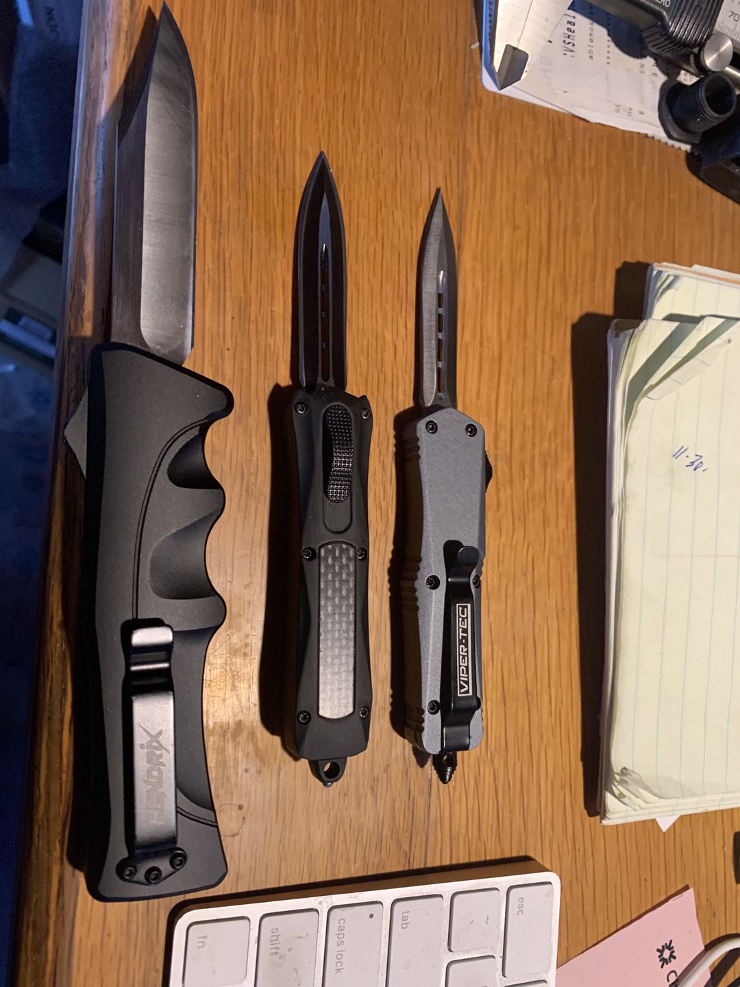 Customer photo review of *New Arrival* Black D2 Clip Point Mamba Hendrix OTF
