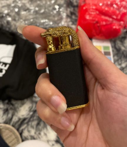 Customer photo review of Rogue™ - Dragon Breath Dual Flame Lighter
