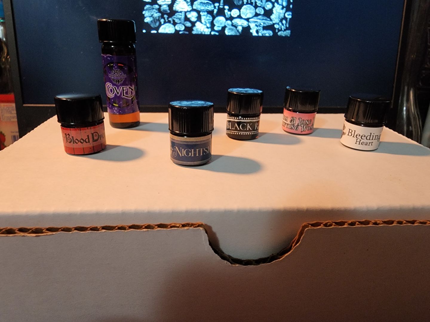 Customer photo review of Set of five Boozy 1ml sample vials