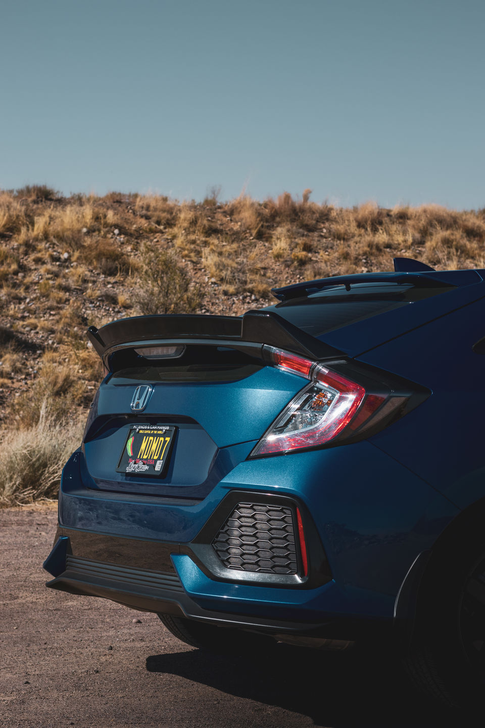 Customer photo review of Rear Spoiler Wing - Glossy Black for 2017-2020 Honda Civic Hatchback