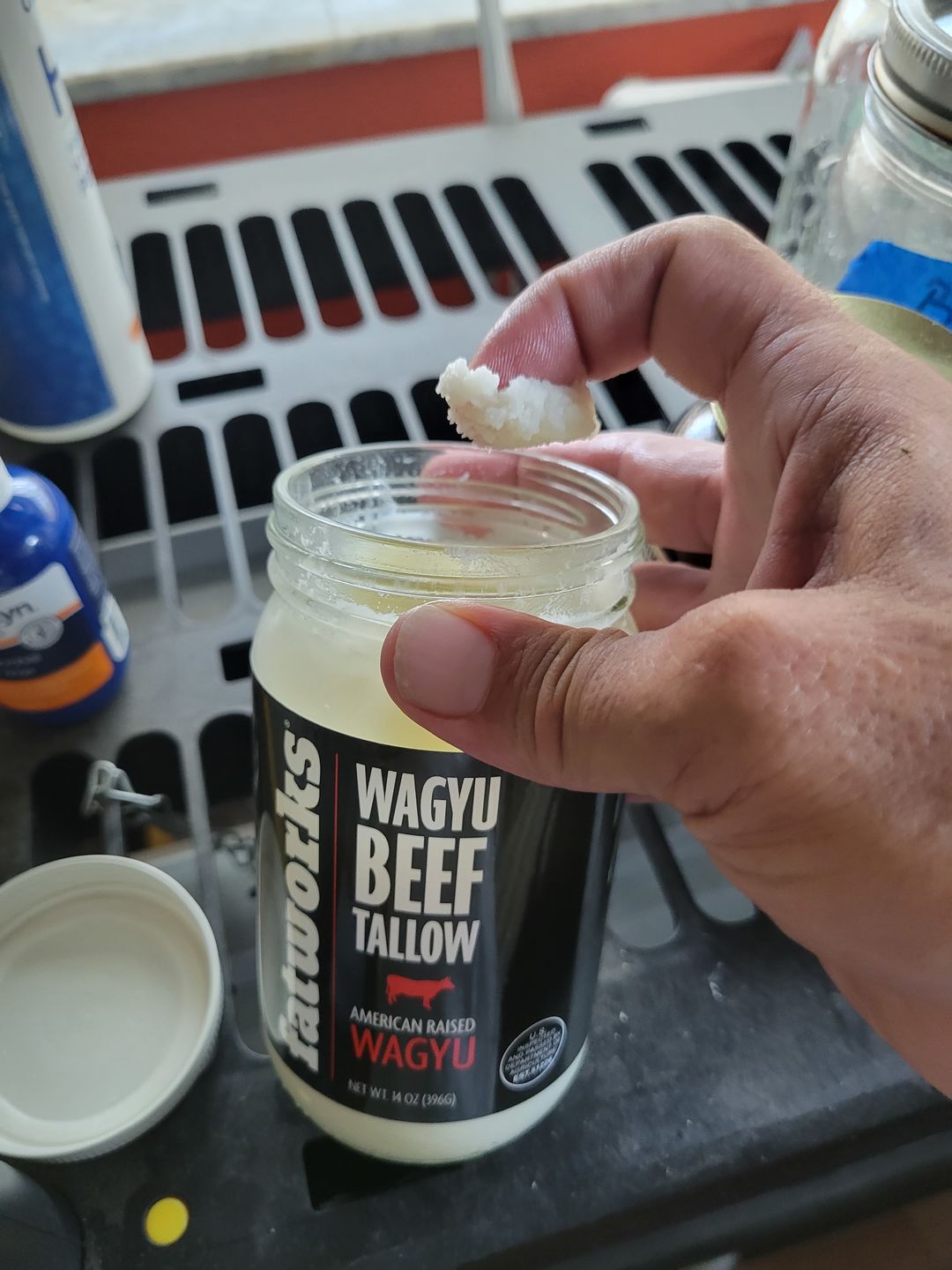 Customer photo review of American Wagyu Tallow 14 oz
