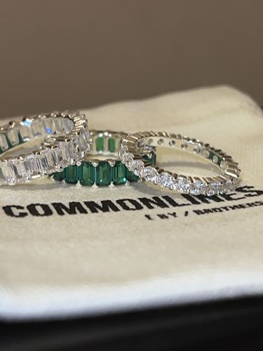Customer photo review of Baguette Eternity Ring - Classico