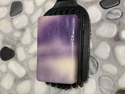 Customer photo review of Lavender Cold Process Soap