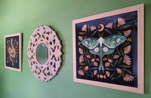 Customer photo review of Twilight Serpent Art Print