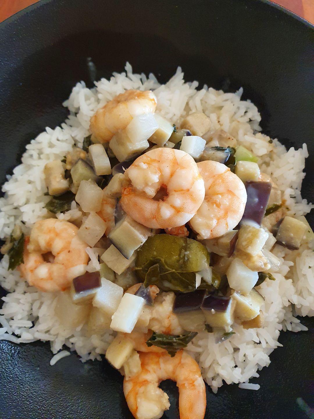 Customer photo review of Grünes Thai Curry Kochbox (für 3-4 Portionen) in der Schilfgrastasche