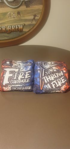 Customer photo review of Drop IT Red, White, Blue Incinerator - Set of 4