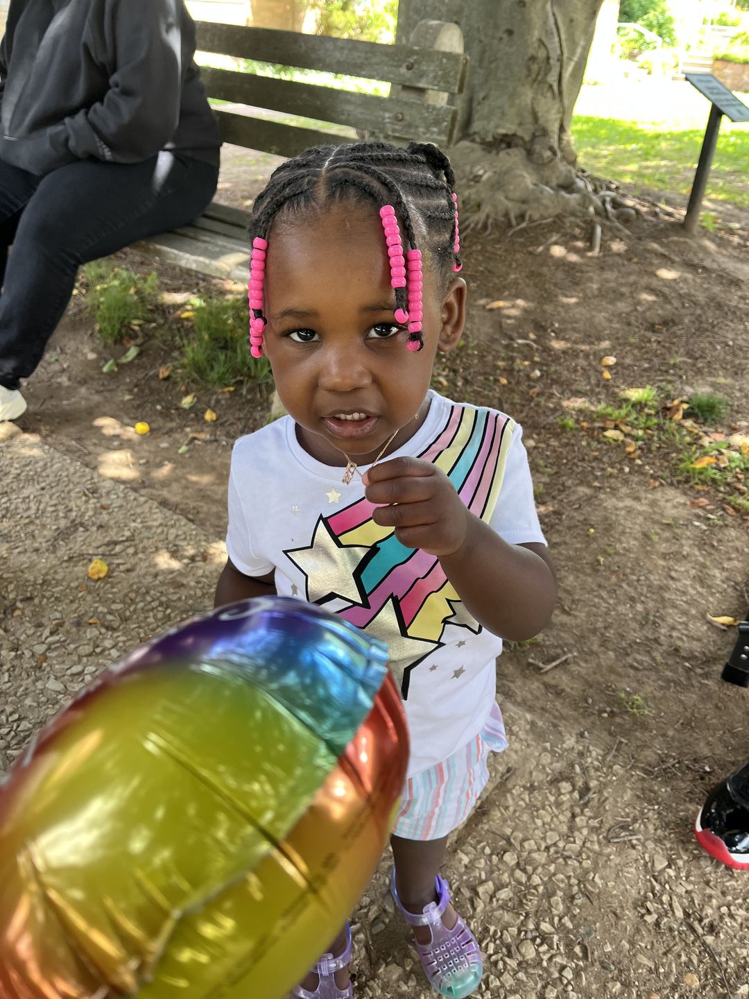 Customer photo review of Daughter | Straighten Your Crown Necklace