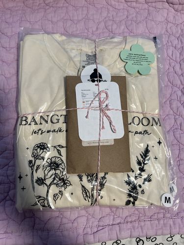 Customer photo review of BTS Bangtan in Bloom Tshirt