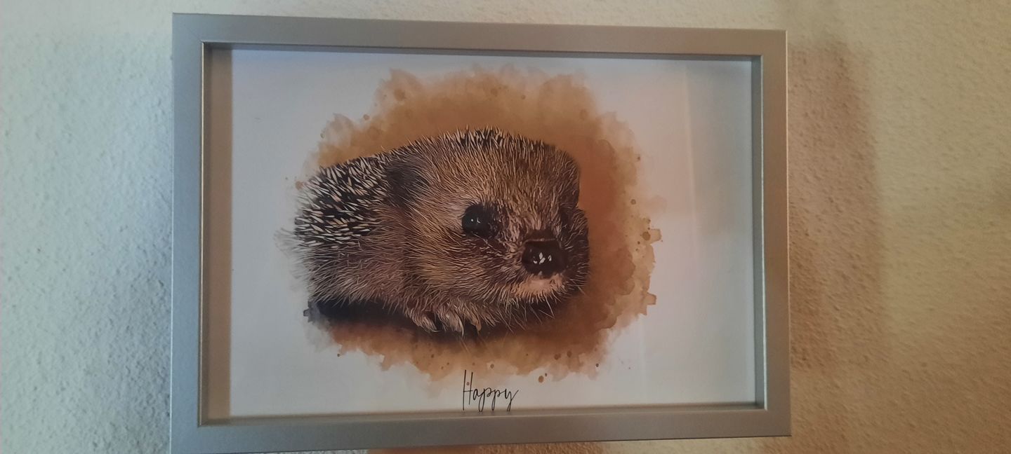 Customer photo review of Portrait deines Tieres im Wasserfarben-Stil