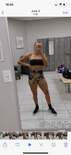 Customer photo review of Black Bandeau Bra