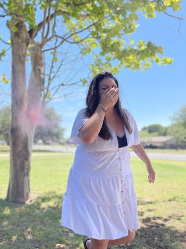 Customer photo review of Gender Reveal Smoke Sticks [Pink or Blue] Wick (60 sec) Discreet Label