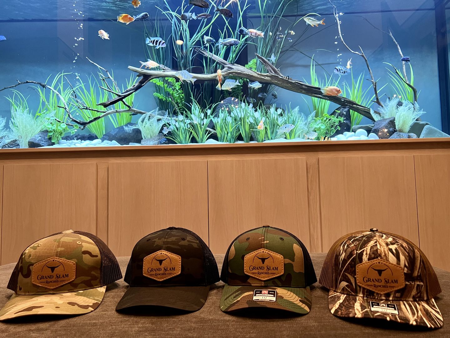 Customer photo review of 112p Camo Patch Hat