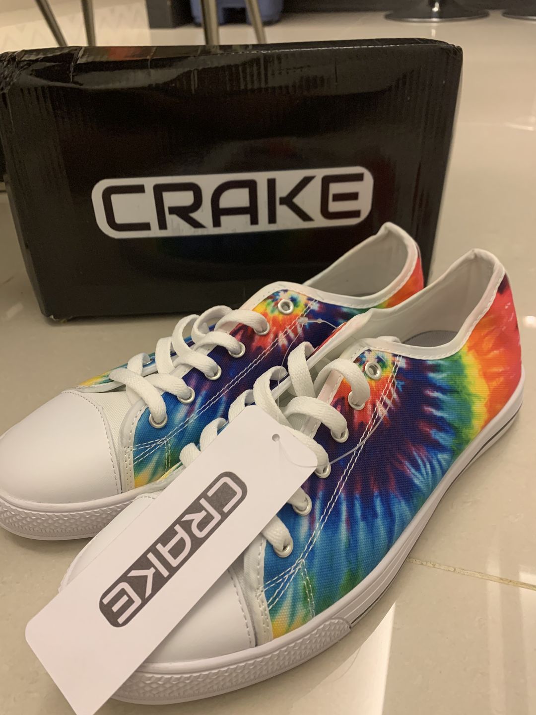 Customer photo review of Low Top Rainbow