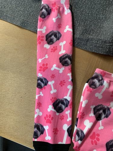 Customer photo review of Personalisierte Hundesocken
