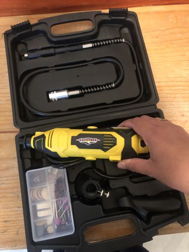 Customer photo review of Mini Taladro Mototool Drill Rectificadora 135w Kit Accesorio