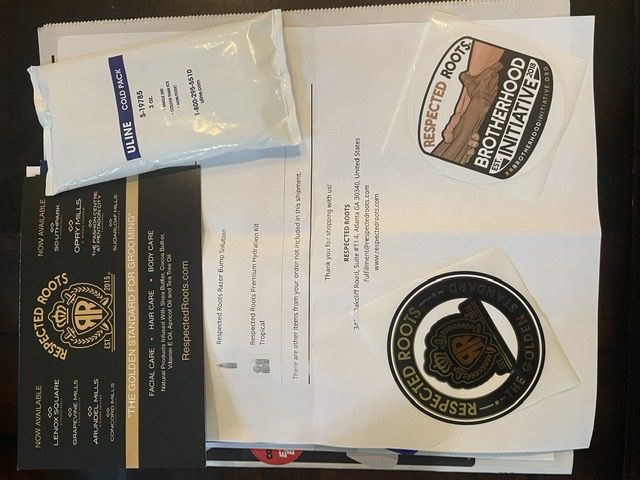 Customer photo review of Respected Roots Premium Hydration Kit