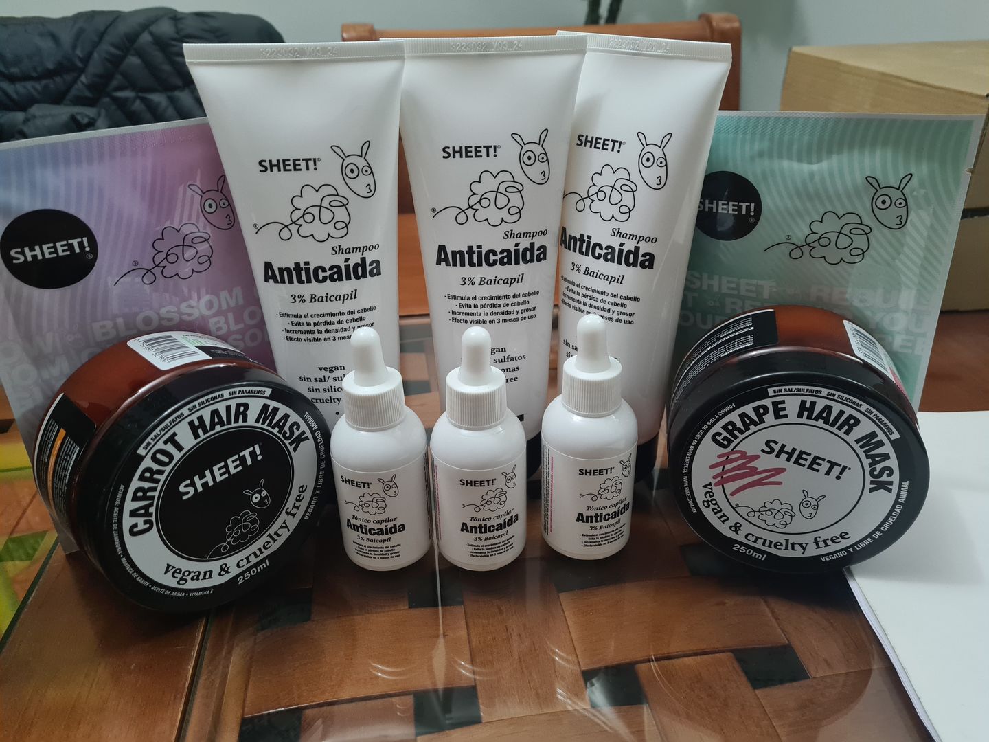 Customer photo review of Anticaída para 3 meses
