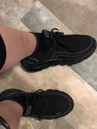 Customer photo review of Maven Unisex Steel Toe Comfortable Safety Shoes